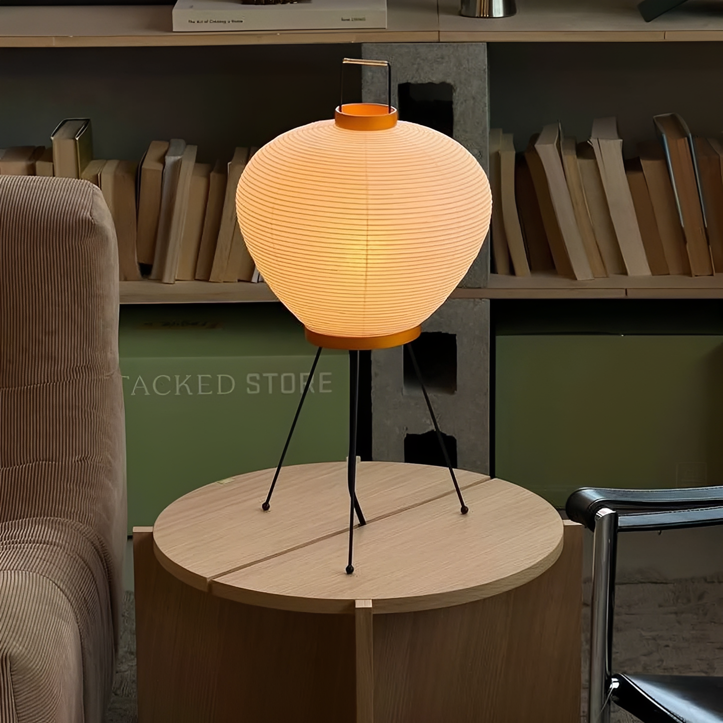 Yukari – Lampadaire en papier de riz