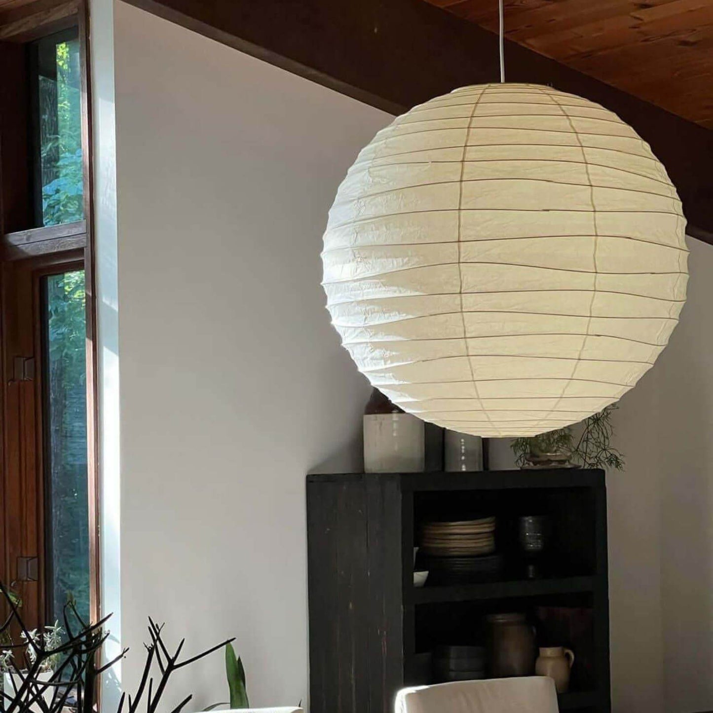 Hoshiko – Suspension en papier de riz en forme de boule