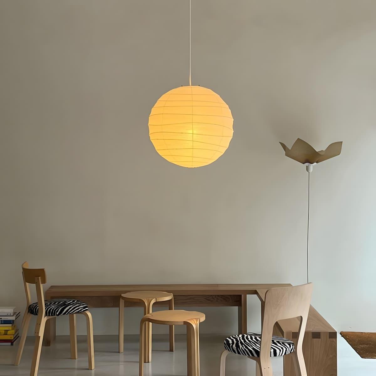 Hoshiko – Suspension en papier de riz en forme de boule
