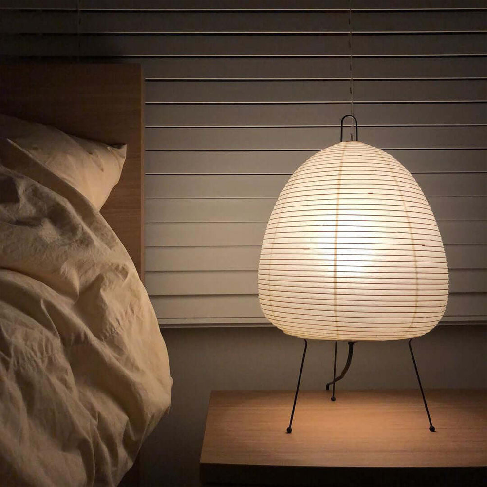 Aki – Lampe de table japonaise en papier de riz