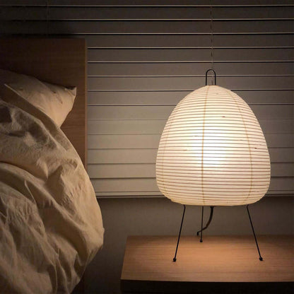 Aki – Lampe de table japonaise en papier de riz