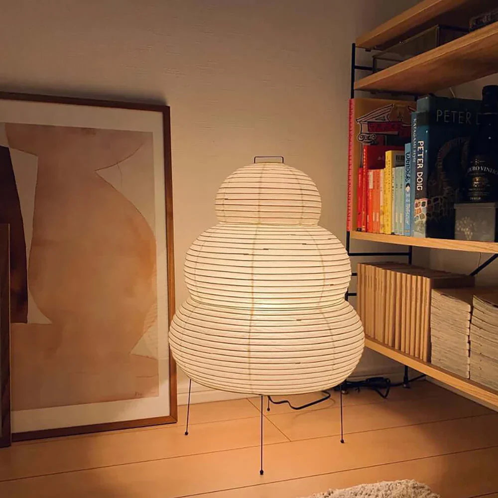 Takumi – Lampe sur pied japonaise en papier Xuan