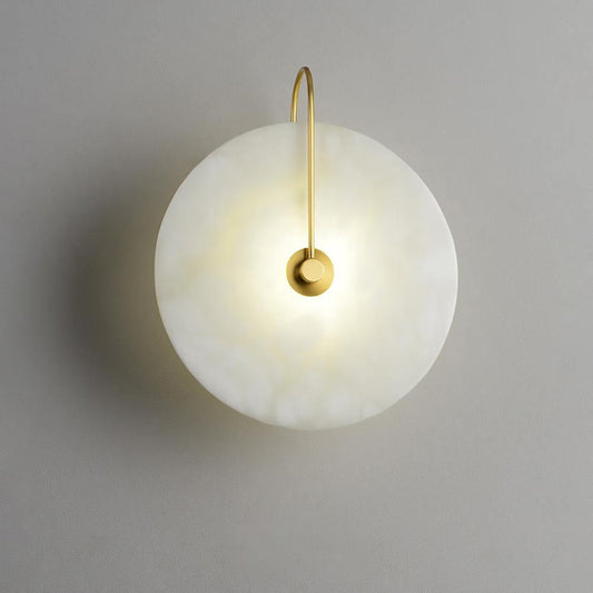 Aveline – Applique LED en pierre d'albâtre
