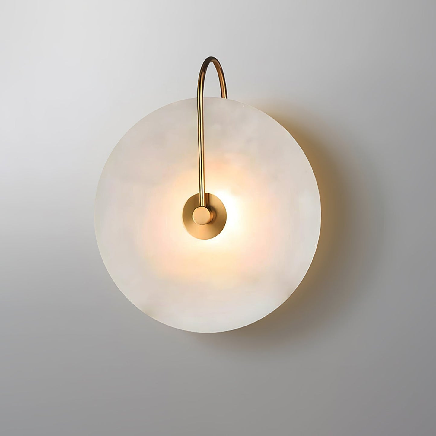 Aveline – Applique LED en pierre d'albâtre
