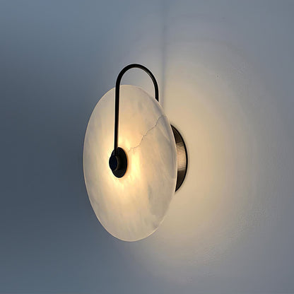 Aveline – Applique LED en pierre d'albâtre