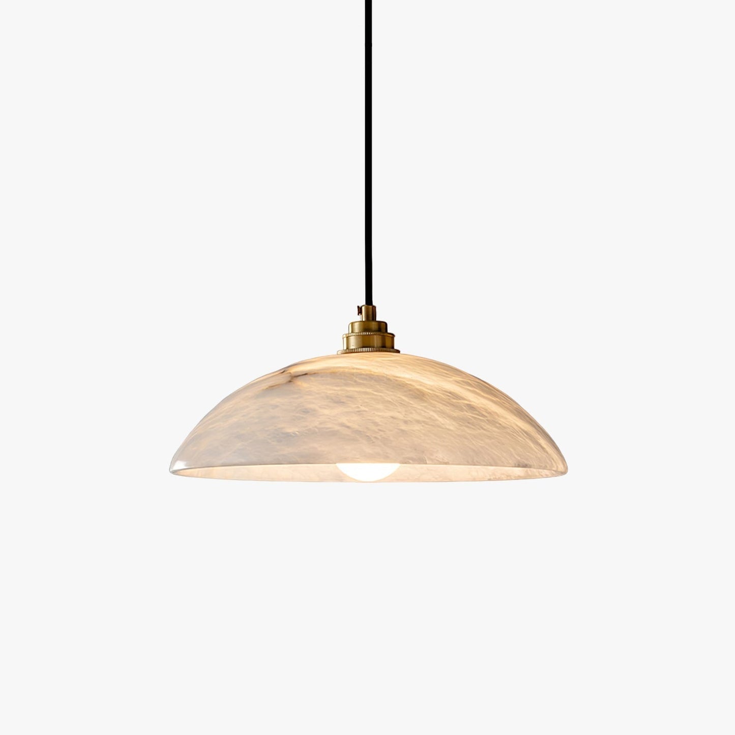 Mark – Pendelleuchte en Alabaster & Laiton