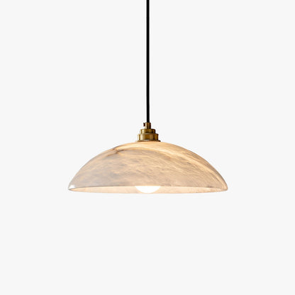 Mark – Pendelleuchte en Alabaster & Laiton