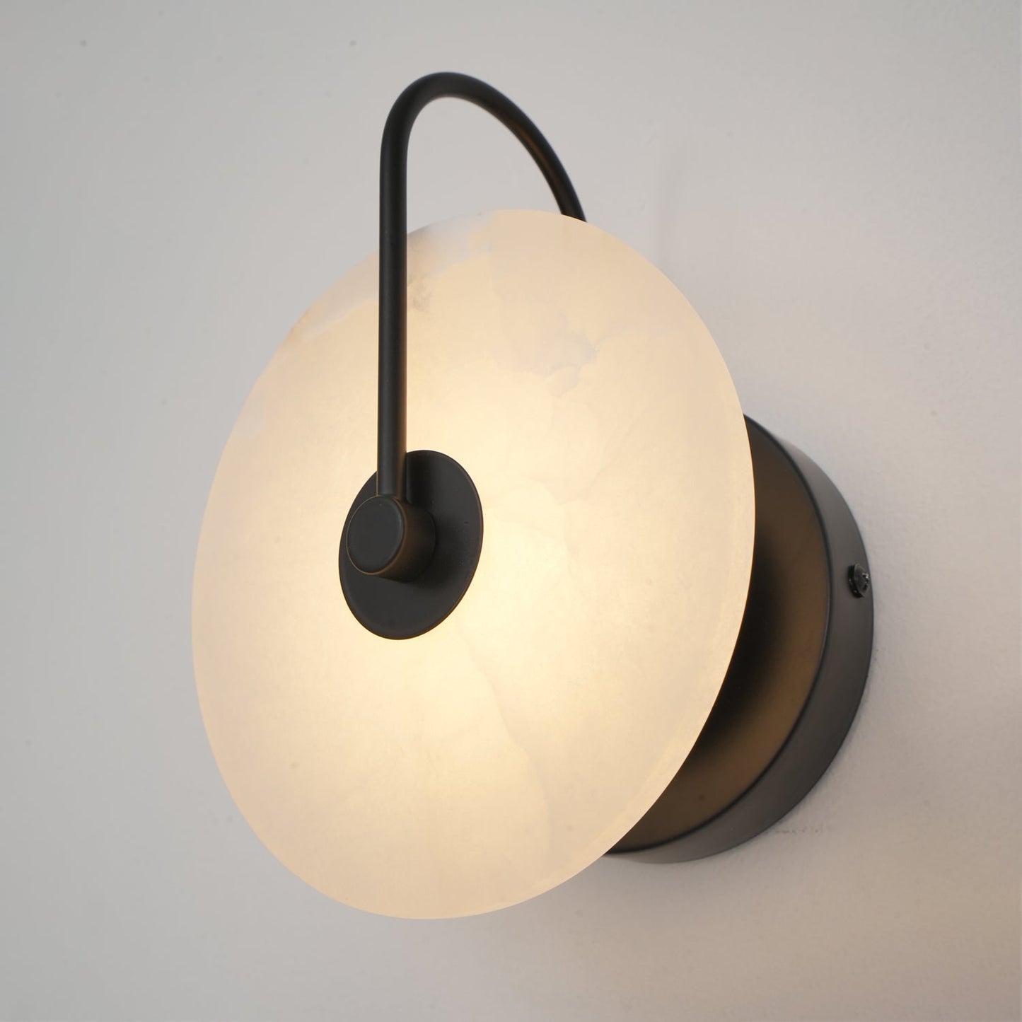 Aveline – Applique LED en pierre d'albâtre