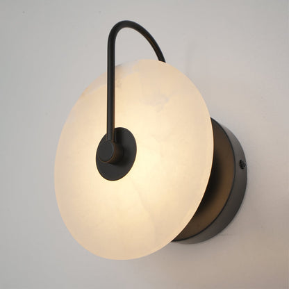 Aveline – Applique LED en pierre d'albâtre