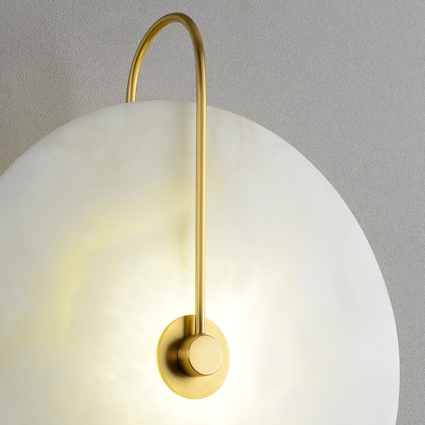 Aveline – Applique LED en pierre d'albâtre