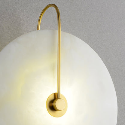 Aveline – Applique LED en pierre d'albâtre