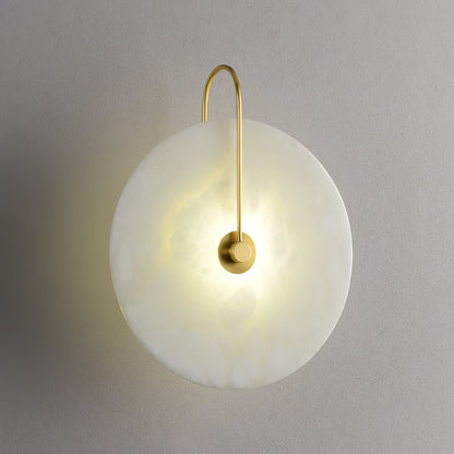 Aveline – Applique LED en pierre d'albâtre