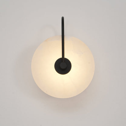 Aveline – Applique LED en pierre d'albâtre