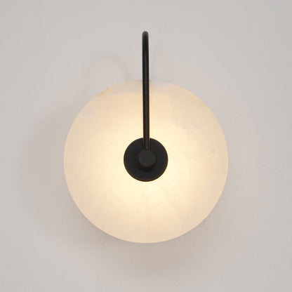Aveline – Applique LED en pierre d'albâtre