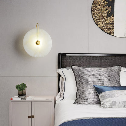 Aveline – Applique LED en pierre d'albâtre