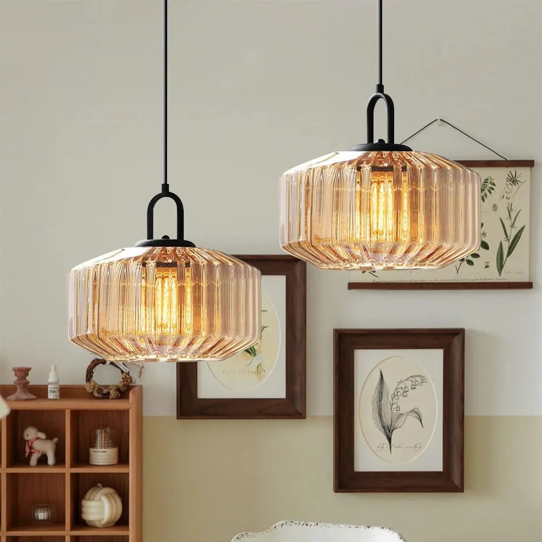 Vireo – Suspension en verre moderne