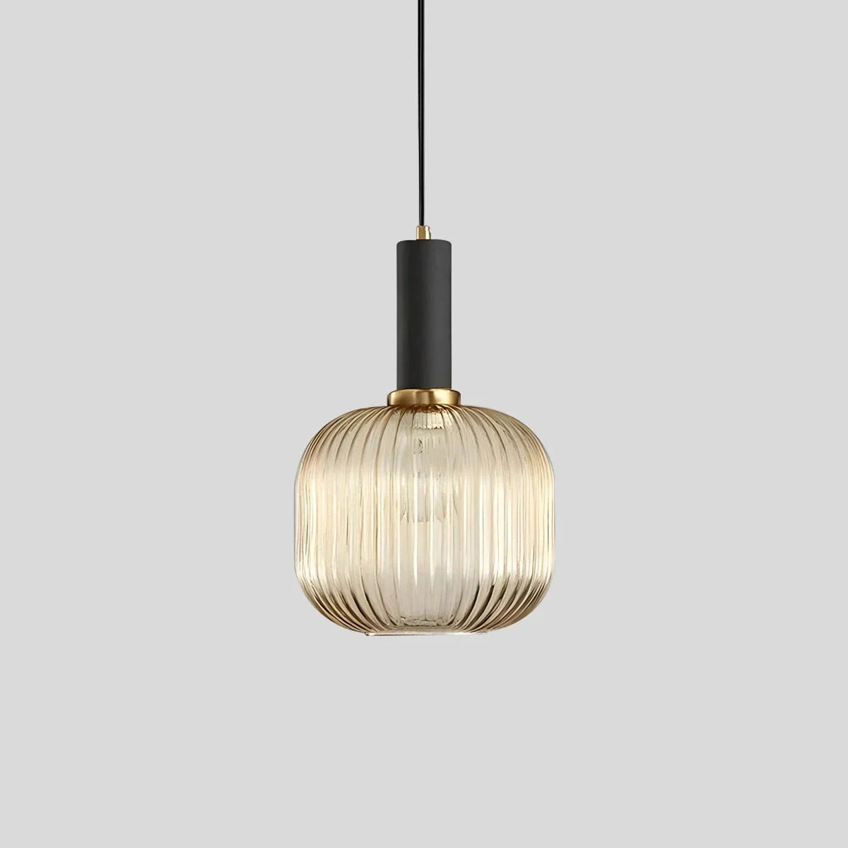 Miyako – Suspension en verre à rayures