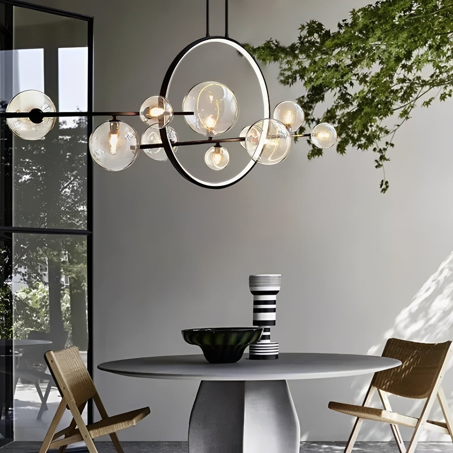 Luneo – Suspension en verre postmoderne