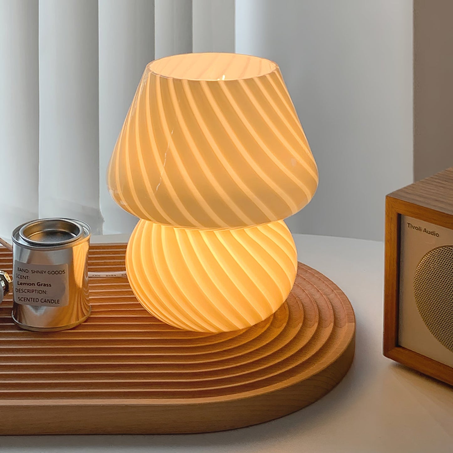 Ansel – Lampe de table en verre