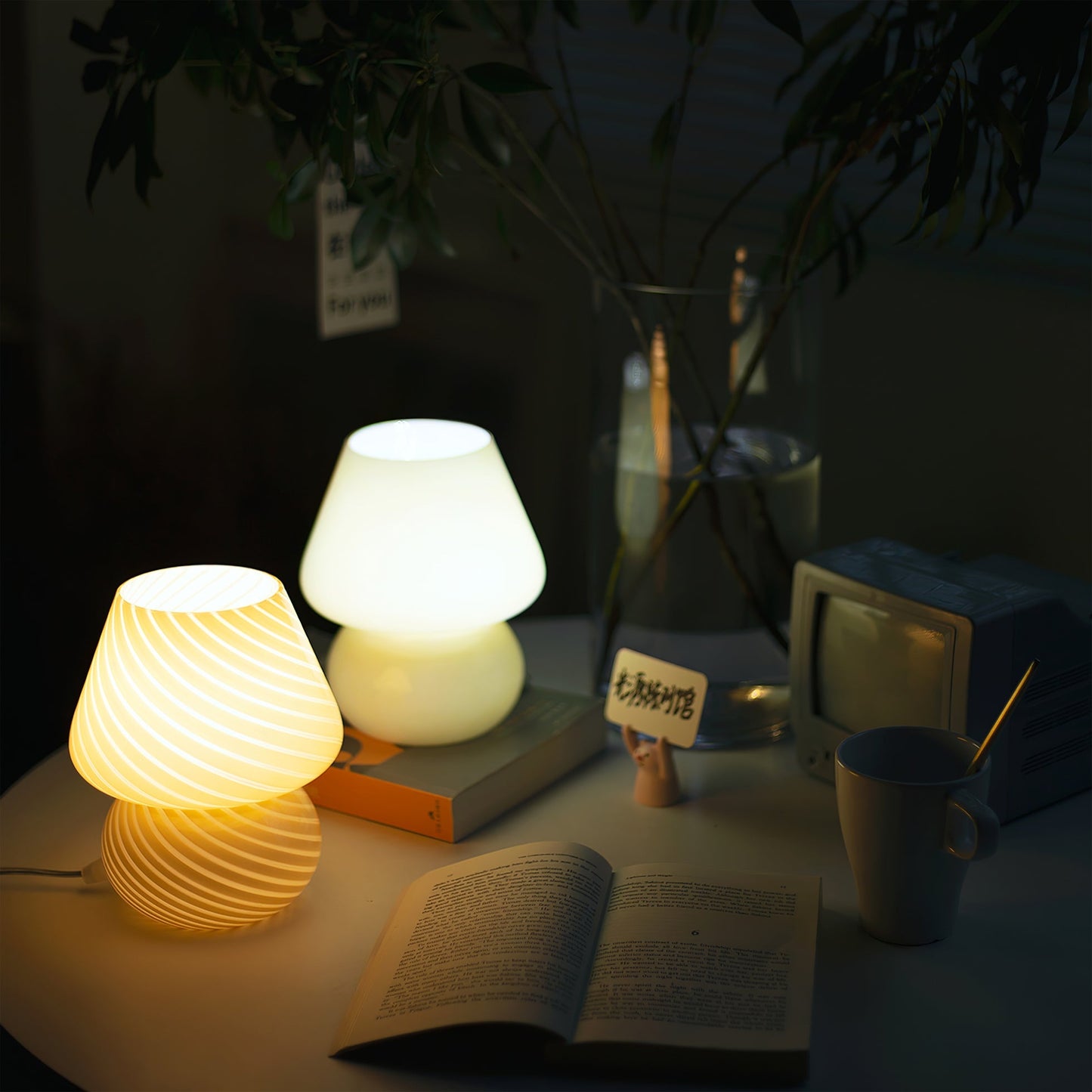 Ansel – Lampe de table en verre