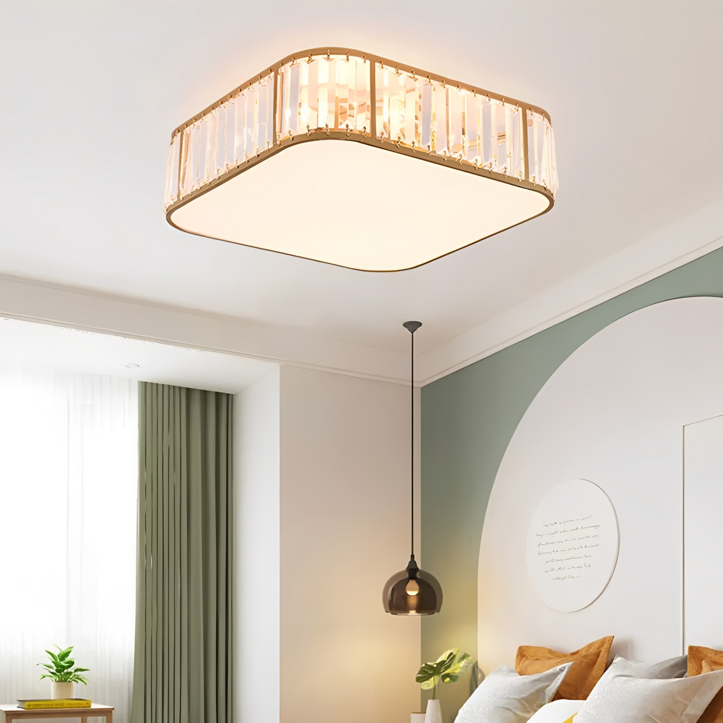 Geah – Plafonnier Cristal Moderne