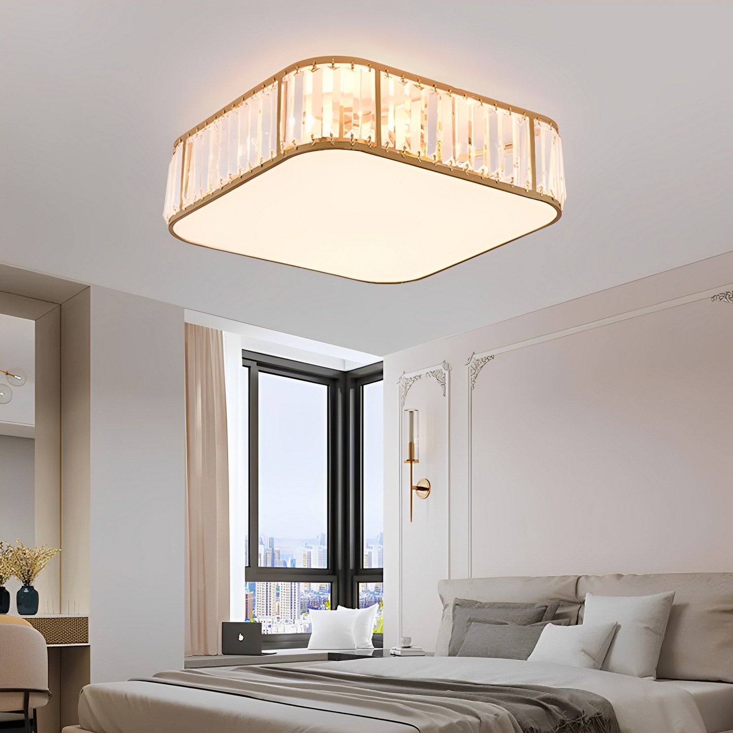 Geah – Plafonnier Cristal Moderne