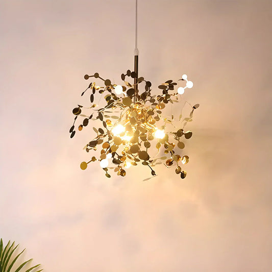 Ayato – Suspension en acier design feuille