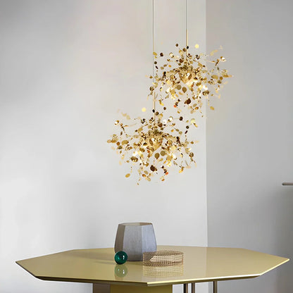 Ayato – Suspension en acier design feuille