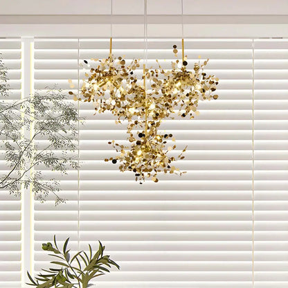 Ayato – Suspension en acier design feuille