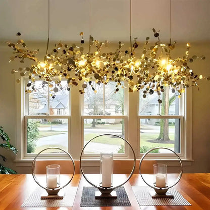 Ayato – Suspension en acier design feuille