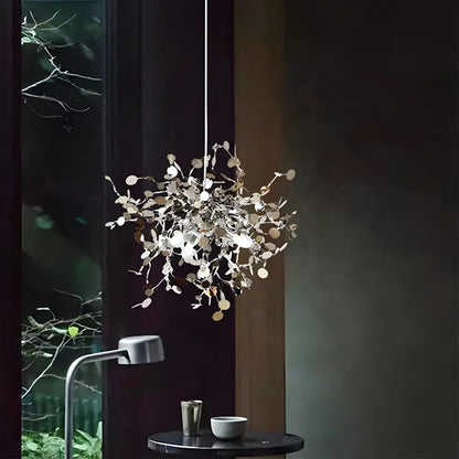 Ayato – Suspension en acier design feuille