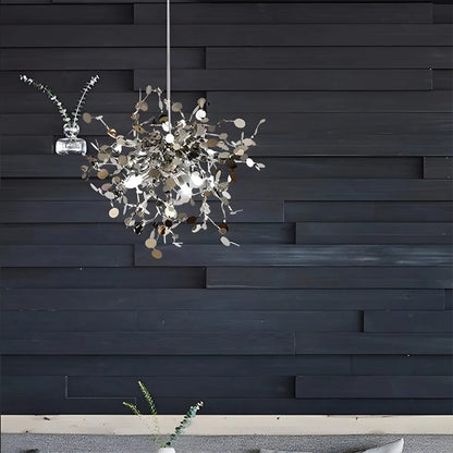 Ayato – Suspension en acier design feuille