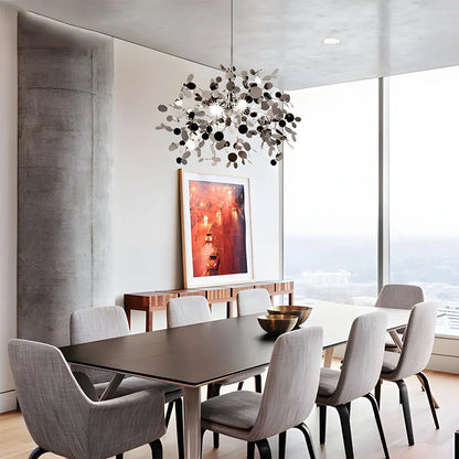 Ayato – Suspension en acier design feuille