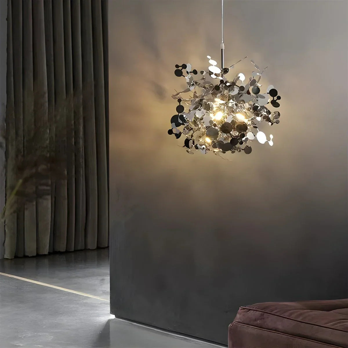 Ayato – Suspension en acier design feuille