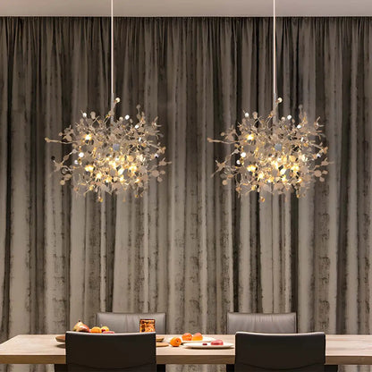 Ayato – Suspension en acier design feuille