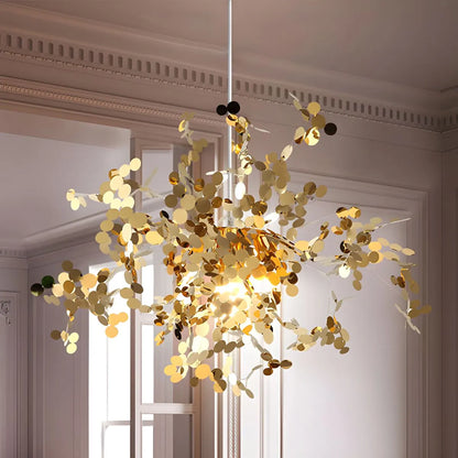 Ayato – Suspension en acier design feuille