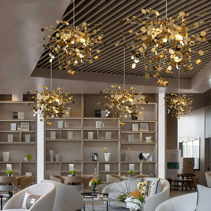 Ayato – Suspension en acier design feuille