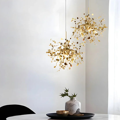 Ayato – Suspension en acier design feuille