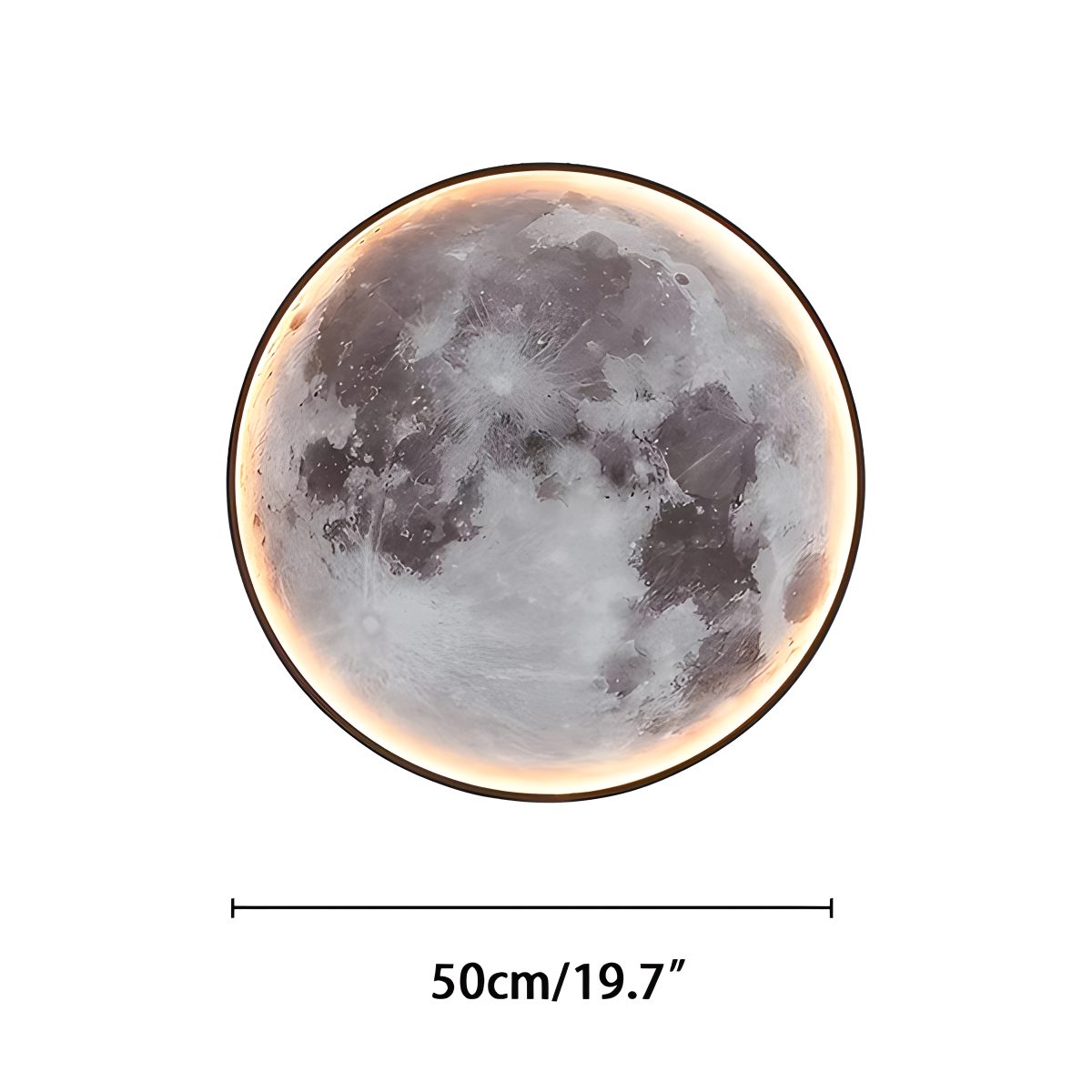 Tsukiko – Applique murale design lune ronde