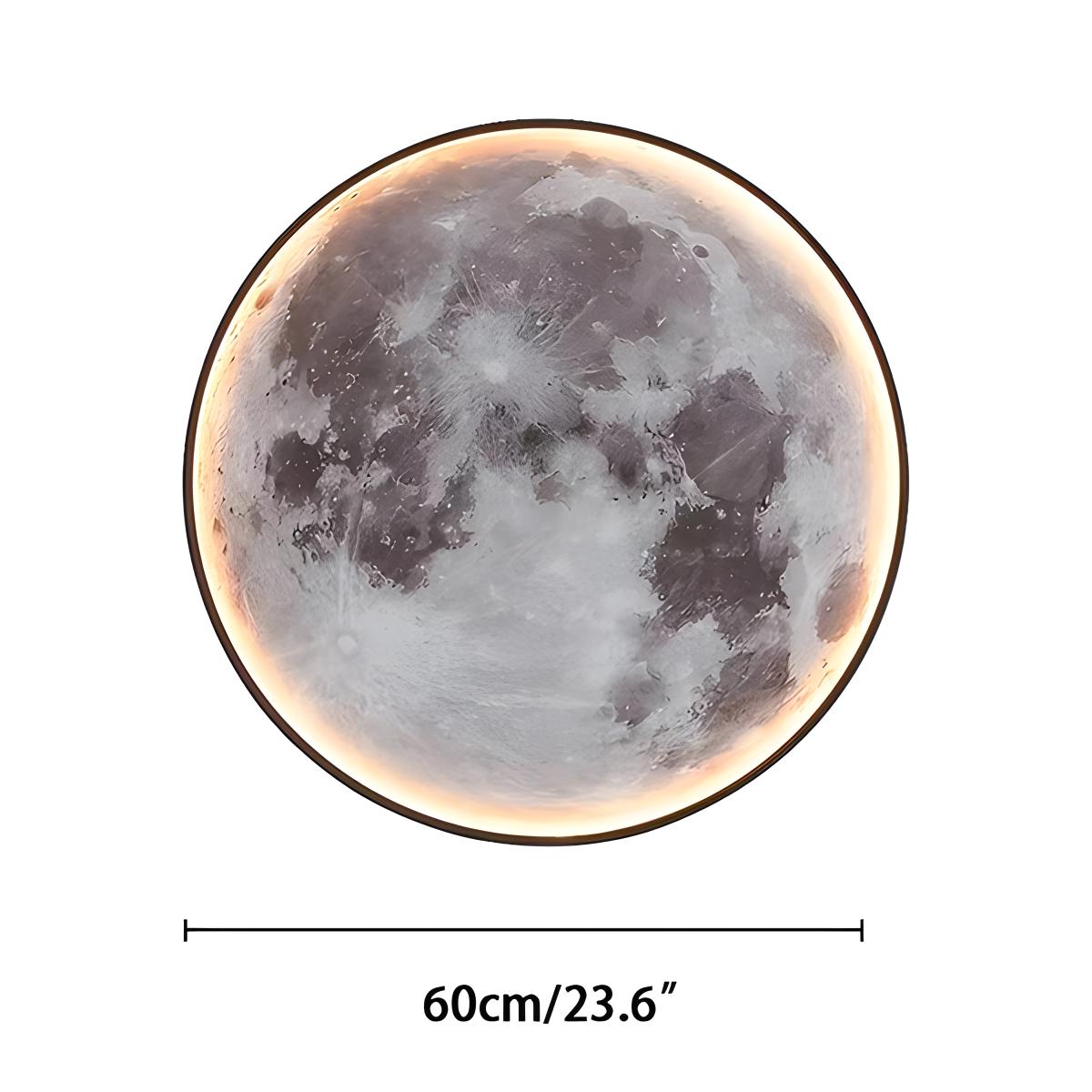 Tsukiko – Applique murale design lune ronde