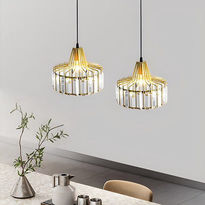 Amaya – Suspension en cristal en forme de soleil
