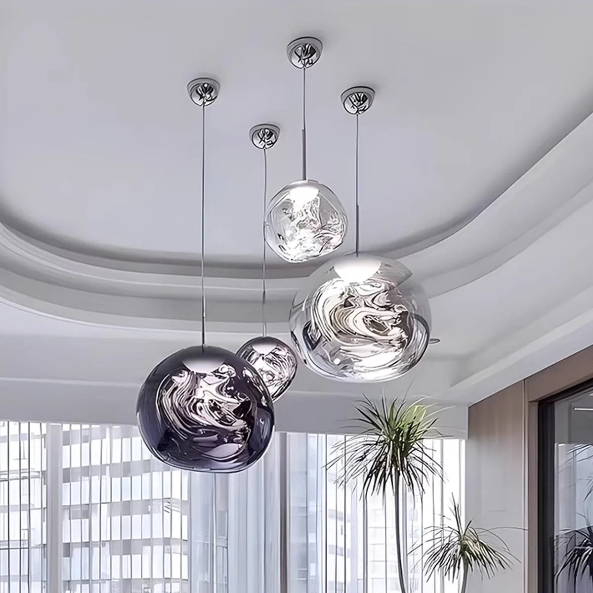 Lunara – Suspension en lave nordique postmoderne