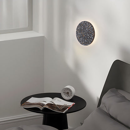 Yura – Applique murale ronde en terrazzo nordique
