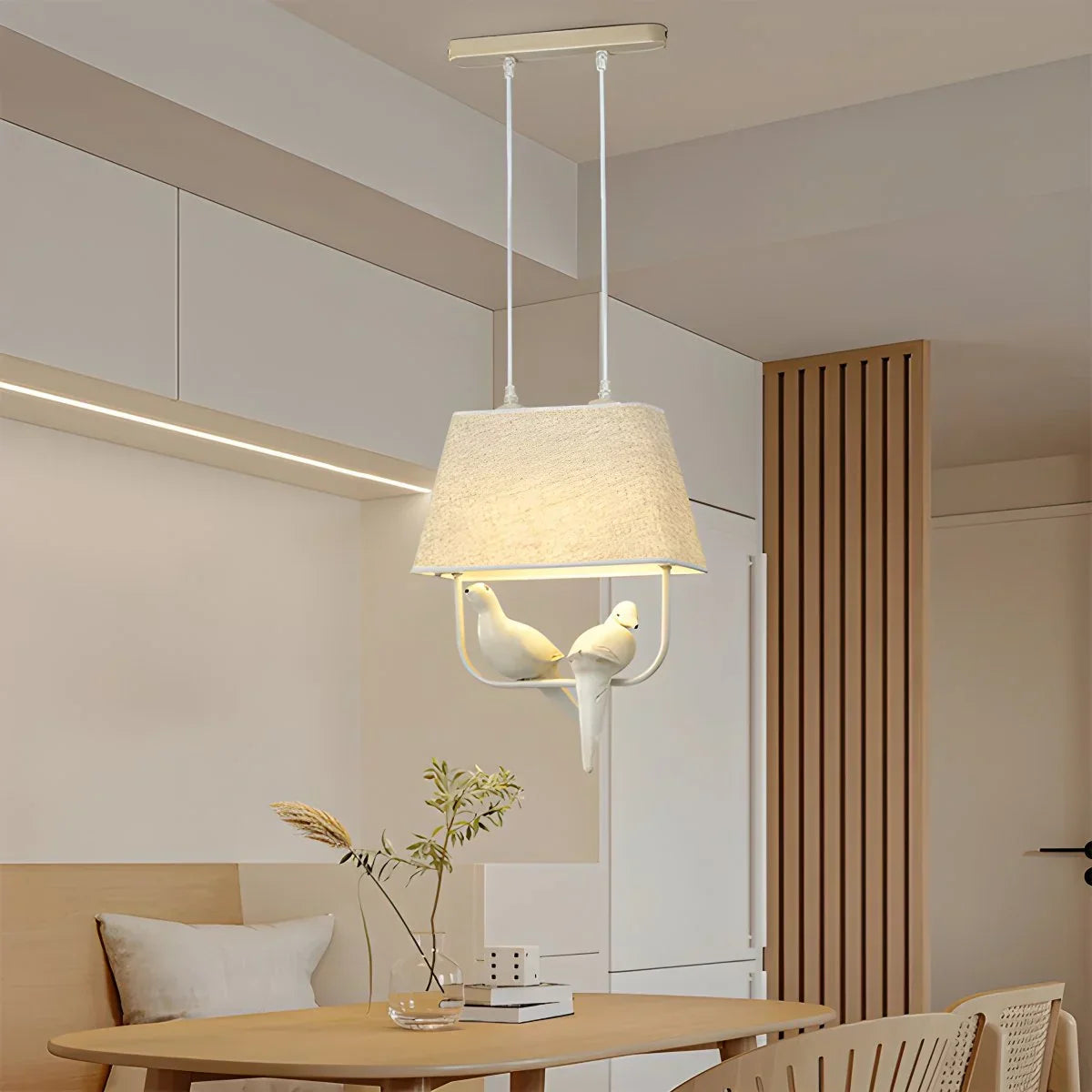 Suzu – Lampe de plafond créative en tissu