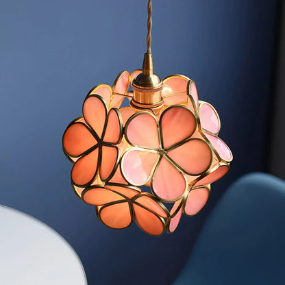 Hanami – Lustre en verre en forme de fleurs japonaises