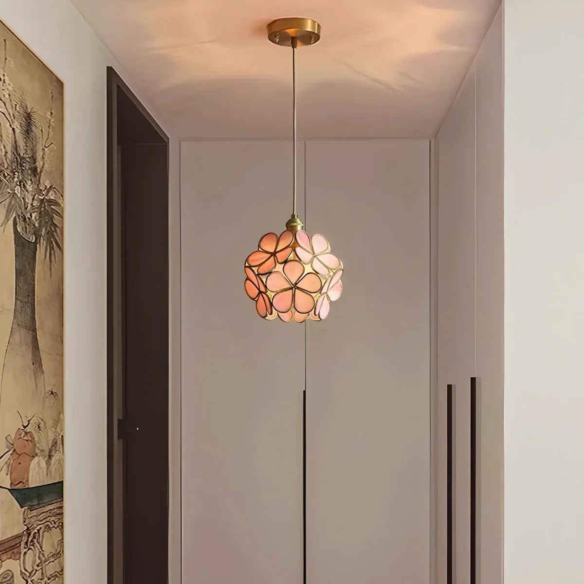 Hanami – Lustre en verre en forme de fleurs japonaises
