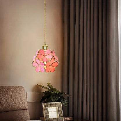 Hanami – Lustre en verre en forme de fleurs japonaises