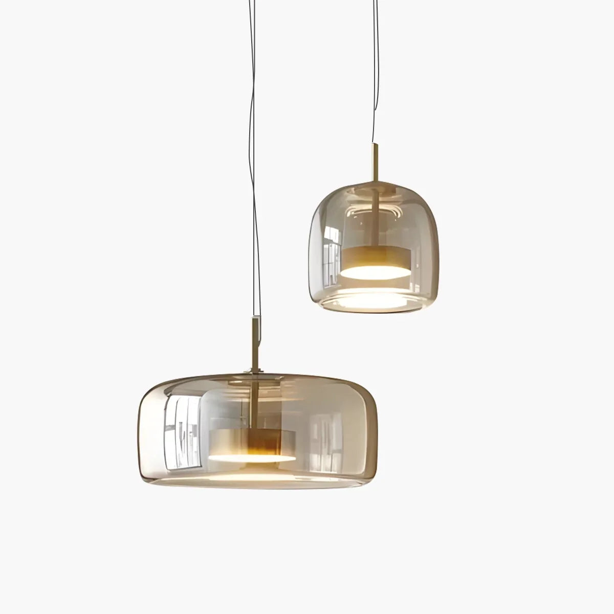 Alvaro – Suspension en verre nordique