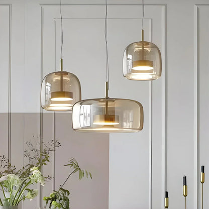 Alvaro – Suspension en verre nordique