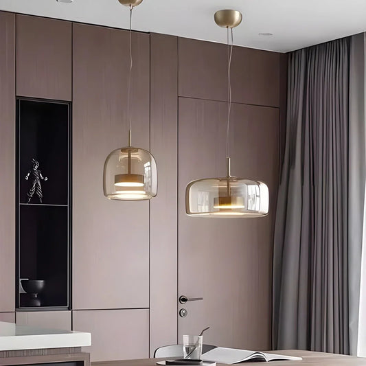 Alvaro – Suspension en verre nordique
